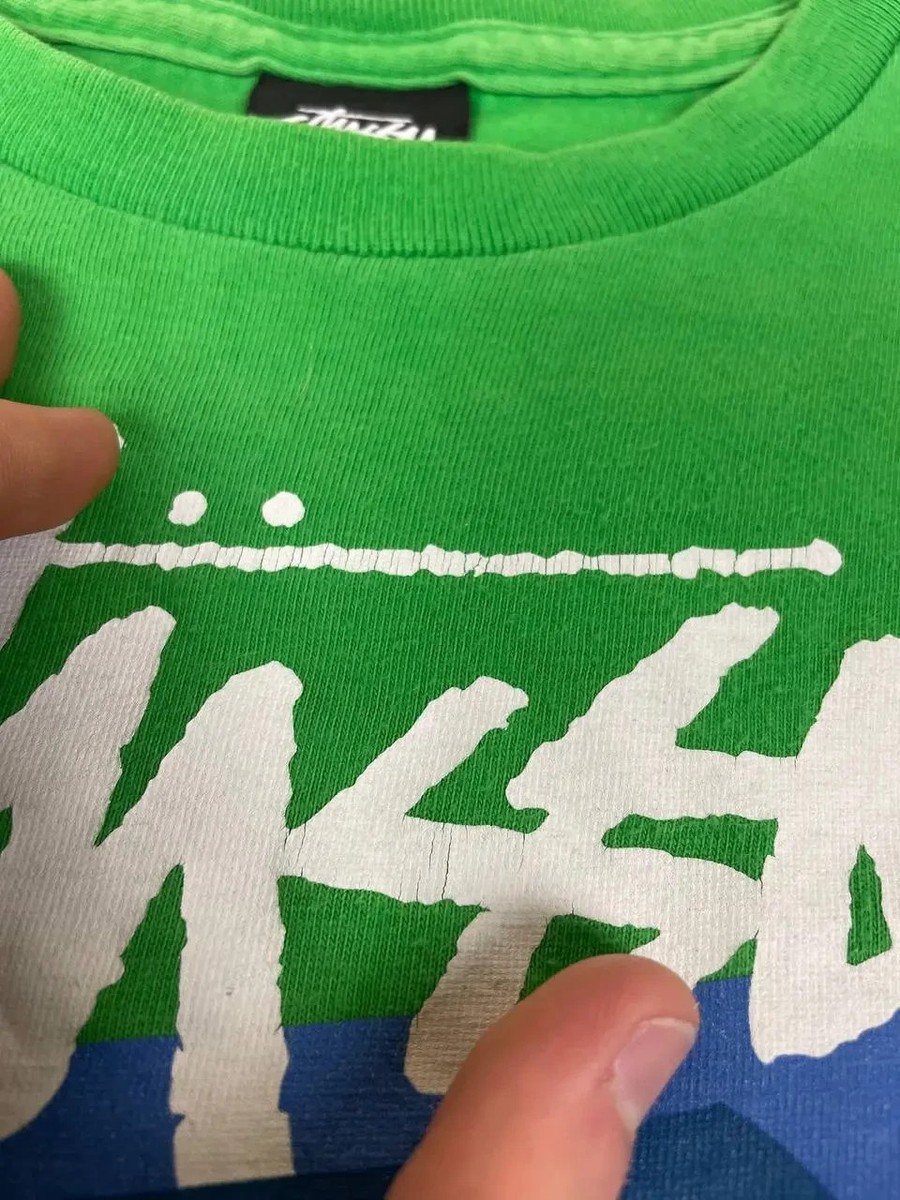 Vintage Stussy Old Skool Flavour T Shirt 00s Made In USA Men Size