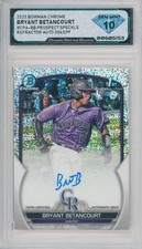 2023 Bowman Chrome BRYANT BETANCOURT Prospect Speckle Auto /299💎DSG 10 Gem Mint