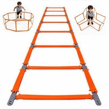 UULENNYM Speed Ladder, Agility Ladder Speed Training Equipment, 2-in-1 Adjust...