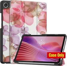 Case for Lenovo Tab One 8.7 2025, Folio Design with Flower Pattern