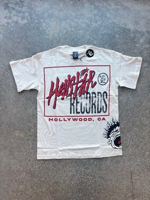 Authentic* Hellstar Records T-shirt Off-White