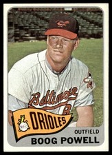 1965 Topps Boog Powell (MK On Card) Baltimore Orioles #560