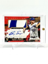 Brady Singer 2021 Topps Inception RPA RED /25 #APC-BS Rookie Patch Auto RC SSP