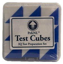 PrfcNL Test Cubes IQ Test Preperation Set Deep Ocean Edition 9 - Cubes