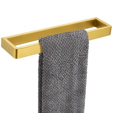 BRUSHED GOLD TOWEL BAR 304 STAINLESS STEEL TOWEL RACK WALL MOUNTED