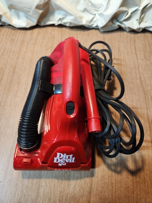 #ad #ad Dirt Devil Royal Ultra Hand Handheld Vacuum Red M08230RED Tested Works $16.99