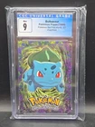 1999 Pokemon Topps First Movie #E1 Bulbasaur First Print CGC 9