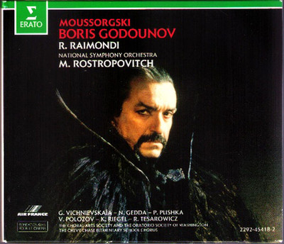 MUSSORGSKY: BORIS GODUNOV Raimondi Gedda Galina Vishnevskaya ROSTROPOVICH 3CD