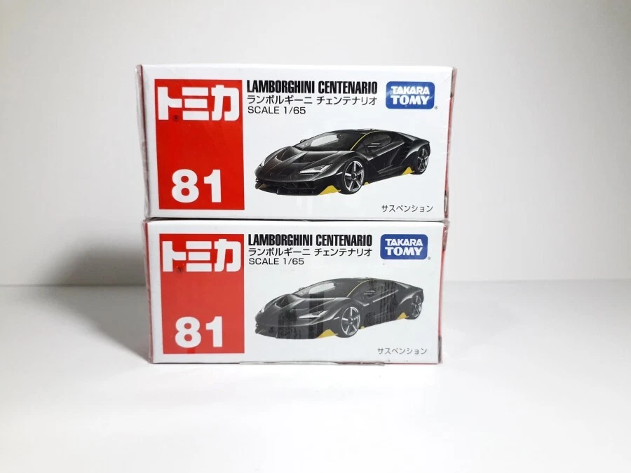 Черный редкий родстер Lamborghini Centenario Takara Tomy Tomica 81 1:65 - Изображение 4 из 4