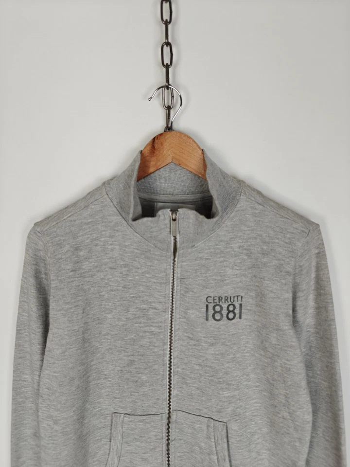 Cerruti 1881 Track Top Zip Jacket Gray size S Italy - Image 2 of 4