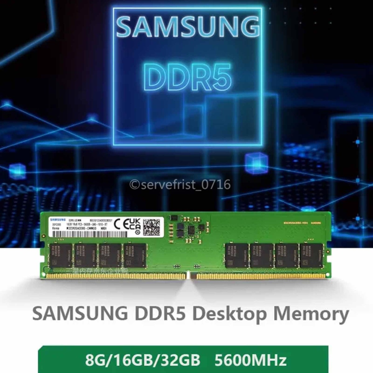 Samsung DDR5 RAM 8GB 16GB 32GB 4800 5600MHz SO-DIMM 2Rx8