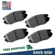 Front Ceramic Disc Brake Pad for 2010-2017 GMC Terrain Chevy Equinox Buick Regal