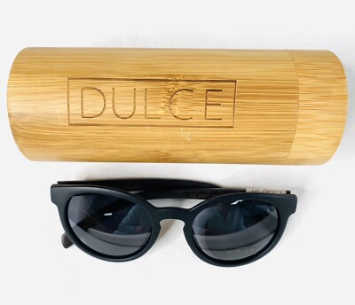 Dulce Sunglasses NWOT ~ Bamboo Sun Glasses w/ case Polarized 