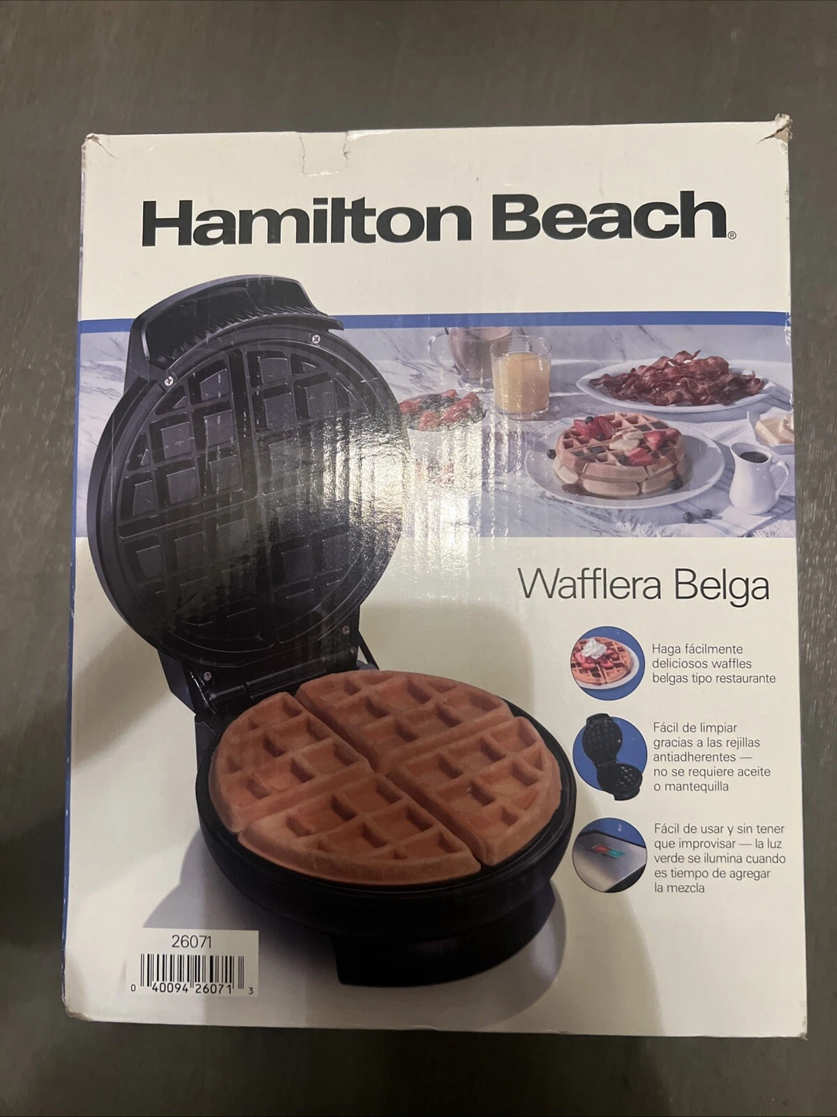 New Hamilton Beach Belgian-Style Waffle Maker | Model# 26071