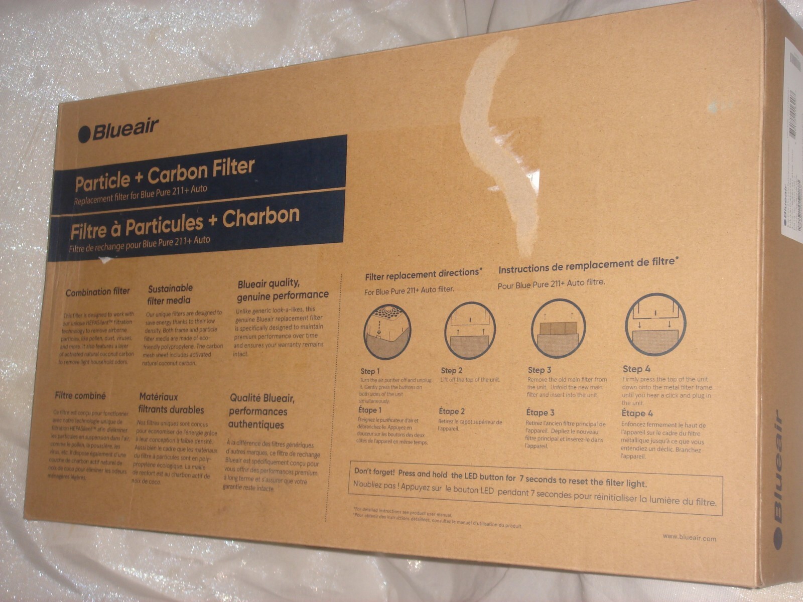 Genuine OEM Replacement Filter for Blueair Blue Pure 211+ Air Purifiers