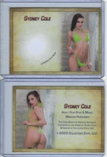 Sydney Cole Unsigned Trading Card Model Actress Collectors Expo 2
