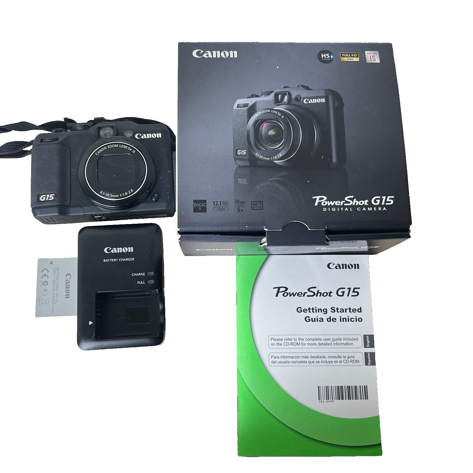 Canon PowerShot G15 Bridge Digital Cameras for sale | eBay