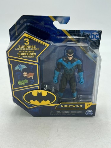 Batman 4-inch Action Figure By Spin Master - 11 Points Articulation With Mystery Accessories