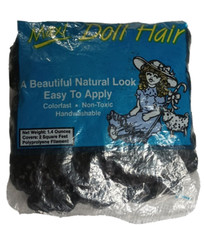 Maxi Doll Hair Black 1.4 Ounces Made in USA New Package