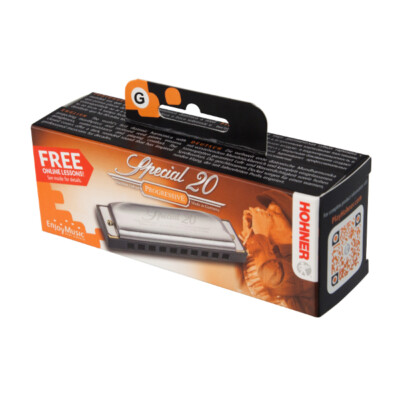 HOHNER Special 20 G   G-Dur   Mundharmonika   Richter   diatonisch   Kunststoff
