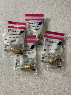 4 SharkBite/ Shark Bite U120LFZ  1/2  x 1/2  MNPT/Pipe Thread to PEX Adapters