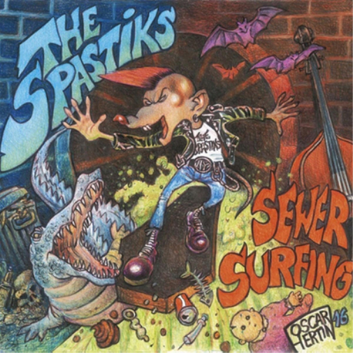 The Spastiks Sewer Surfing (Vinyl LP) 12" Album