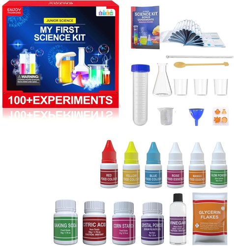120+ Experiments Science Kit for Kids STEM Chemistry Set Crystals Explosions - Picture 6 of 6