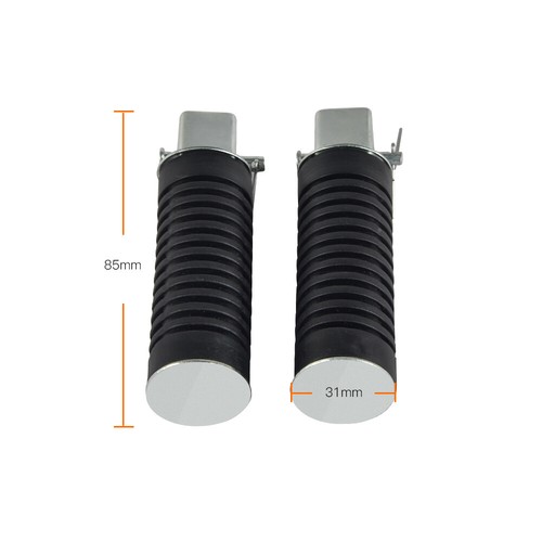Pair Footrest Footpeg Rear Pillion Bar For Honda C70 80-83 CT90 69-79 Z50A 69-70 - Picture 8 of 8
