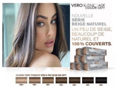 JOICO Vero K-PAK Age Defy Permanent Creme HAIR COLOR 2.5oz (Choose