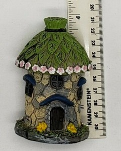 Small Woodland Village. Fairy House, Fairy, Wishing Well, Planter