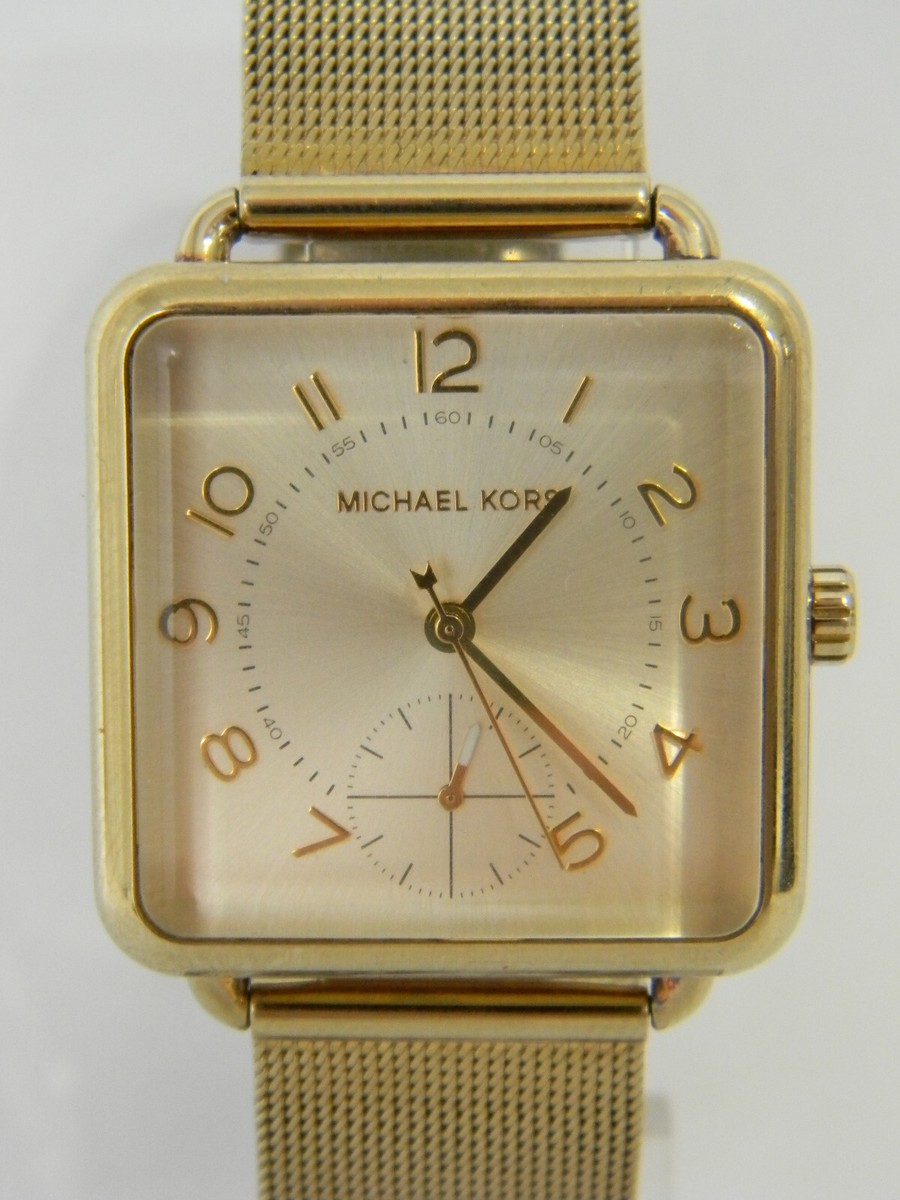 Michael Kors MK3663 Brenner Yellow Gold Dial Yellow Gold Women's