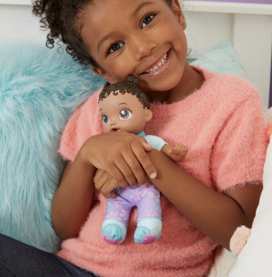 Baby Alive First Toddler Cute N Cuddly Doll Brown Hair 9.5