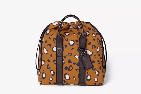 3.1 Phillip Lim For Target Large Leopard Cheetah Print Drawstring Travel Bag