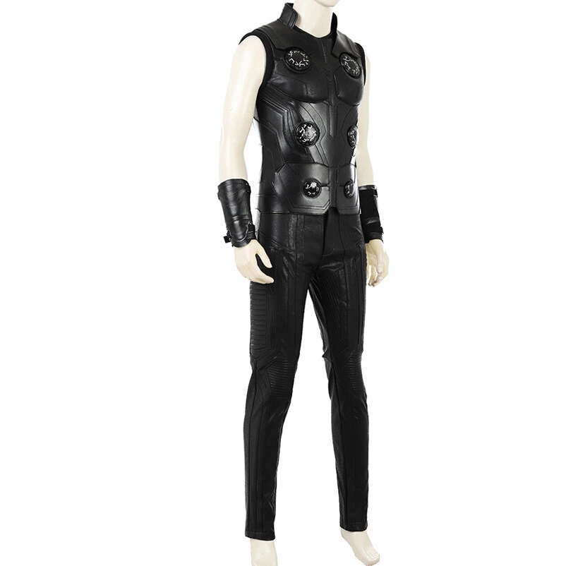 Disfraz de Cosplay Thor Odinson El Dios del Trueno Batalla Armadura Chaleco Top Traje Nuevo Foto 3 de 4