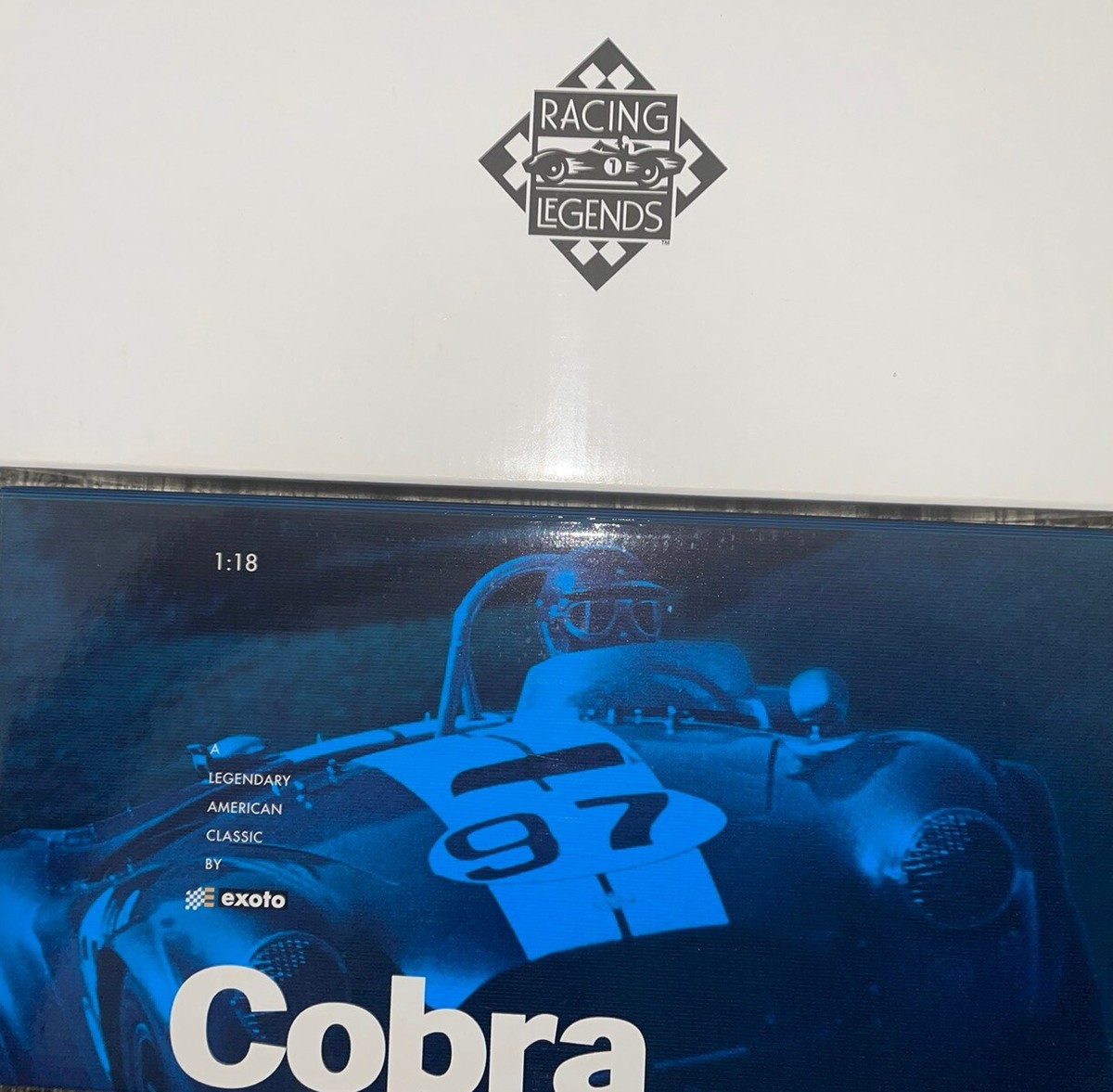 Exoto 1:18 Shelby Cobra Diecast 1963 289 AC Roadster Black Exoto 1:18 Shelby Cobra Diecast 1963 289 AC Roadster Black