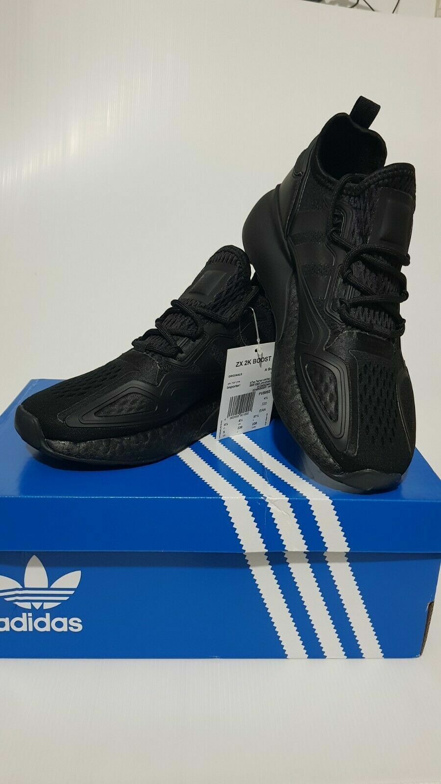 New Adidas Originals ZX 2K BOOST Sneakers Men black (FV9993)