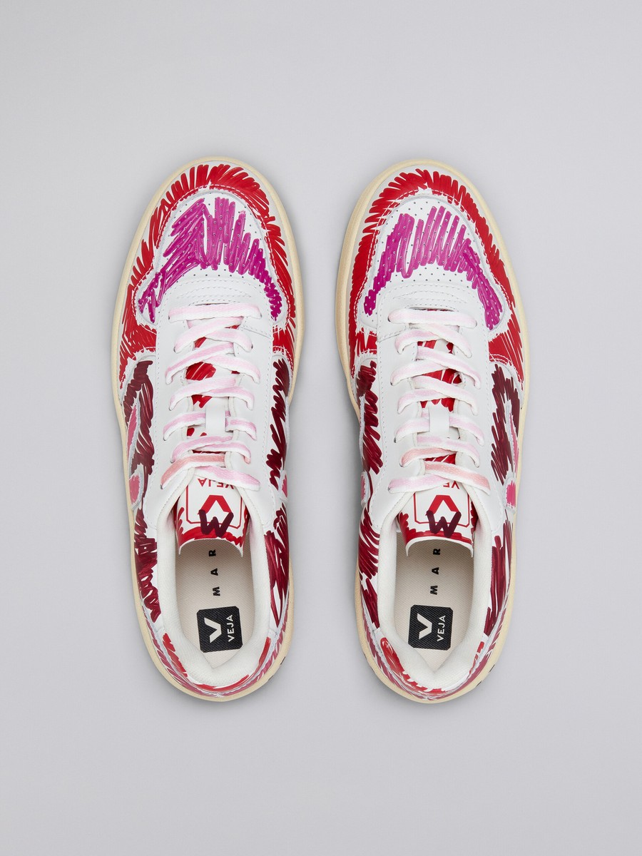 Veja x Marni V-10 Leather Marsala | eBay