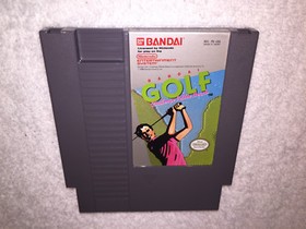 Bandai Golf: Challenge Pebble Beach (Nintendo NES) Game Cartridge Excellent!