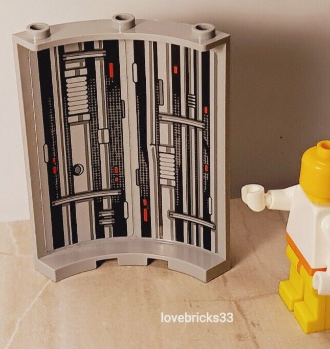 LEGO Death Star Machinery Panel Sticker Semi Circle Tubes Circuits Computer
