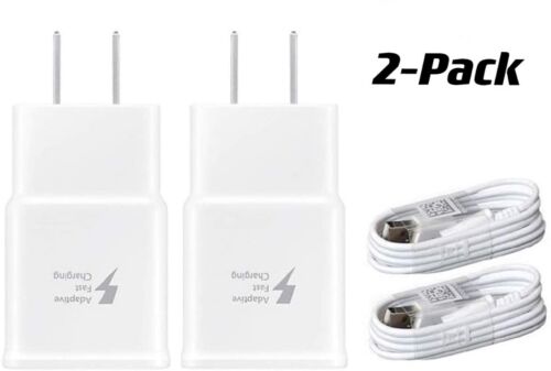 2Pack Fast Rapid Wall Charger + Type C Cable For Samsung Galaxy Tab A8 10.5 2021 - Picture 1 of 5
