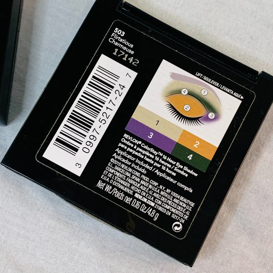 Revlon ColorStay 16 Hour Eyeshadow Palette Set: 584 Surreal & 503 Flirtatious - Image 2 of 3