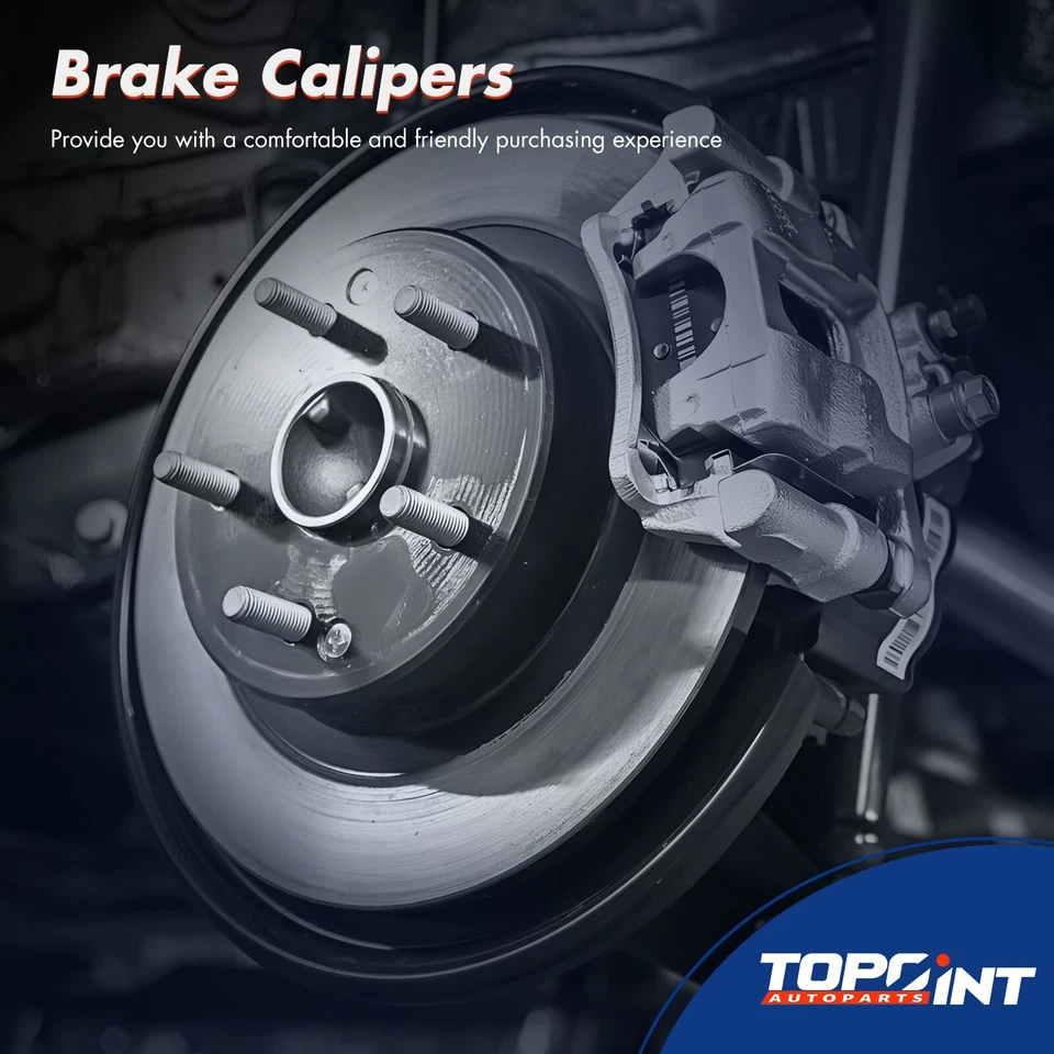 For 1982 - 1992 Pontiac Firebird 1982-1989 GMC S15 set of 2 Front Brake Caliper - Image 2 of 4