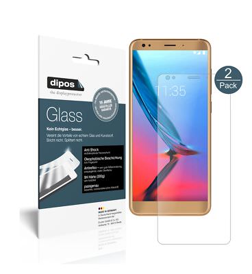 1+1x Schutzfolie für ZTE Blade V9 Vita matt - Anti-Shock 9H Folie dipos Glass
