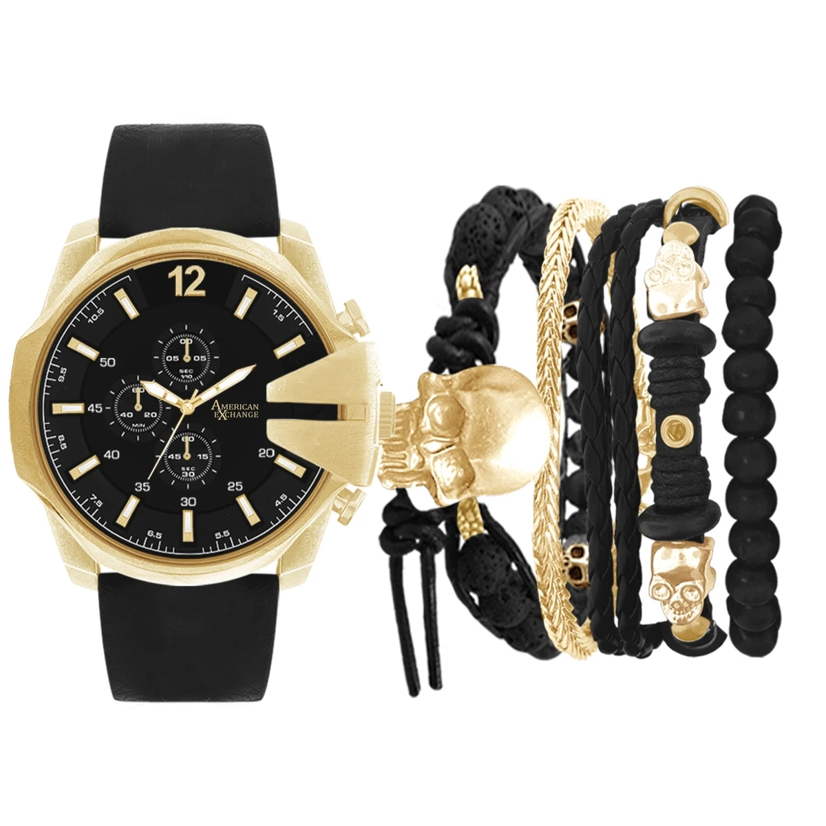 American exchange watch and bracelet set sale