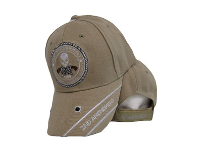 2nd Amendment Original Homeland Security 1789 Khaki Embroidered Cap CAP973F Hat