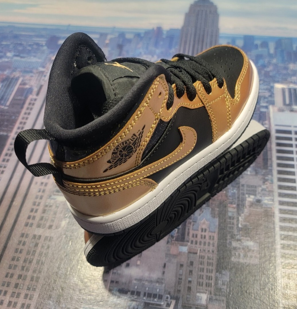 NIKE JORAN1 MID ALT 18cm 新品 WMNS Nike Air Jordan 1 Mid “Alternate Swoosh” BQ6472-063