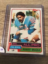 1981 TOPPS #450 ROBERT BRAZILE HOUSTON OILERS (ALL-PRO & HALL OF FAMER)