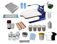 Screen Press Kit Small Screen Printing Kit Monochrome Silk Screen Printer Set
