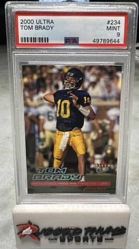 2000 Fleer Ultra Tom Brady Rookie RC #234 PSA 9 MINT HOF MVP Patriots Michigan