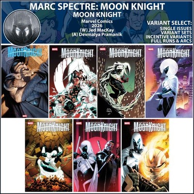 Marc Spectre: Moon Knight (2026) #1 2 3 4 5 6 7 Marvel Comics COVER SELECT